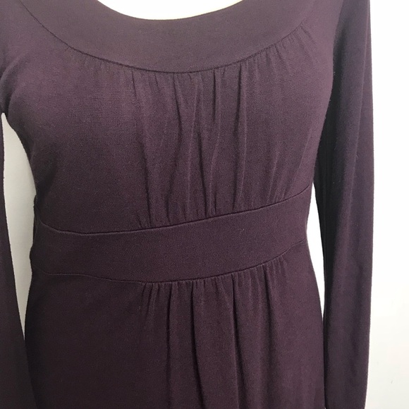 Loft Purple Long Sleeve Dress - Picture 3 of 5